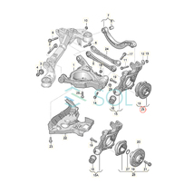 アウディ A6 C6(4F2 4F5) リア ハブベアリング ボルト付 左右共通 4F0598611B 4F0598611A 出荷締切18時_画像3