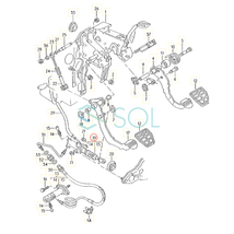 VW コラード(53l) ゴルフ2(19E 1G1) ジェッタ2(19E 1G2 165) パサートB3 B4(3A2 35l) クラッチ マスターシリンダー 357721401 出荷締切18時_画像2