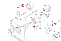 BMW E53 X5 Z3 E85 Z4 ベルトテンショナー ガイドプーリー 2点セット 2.0 2.2i 2.5i 2.8 3.0i 11287841228 11281748131 出荷締切18時_画像3