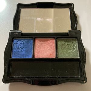  Anna Sui * тени для век Palette * голубой & розовый & хаки серия *3 цвет ввод * тени для век * I цвет 