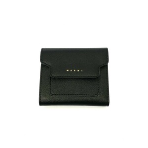 ◆MARNI マルニ 財布◆ ブラック レディース メンズ 財布 ウォレット サイフ 札入れ KI1004