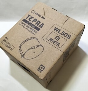 送料無料 未使用 テプラ GRAND テープカートリッジ 白 50mm 15m WL50S