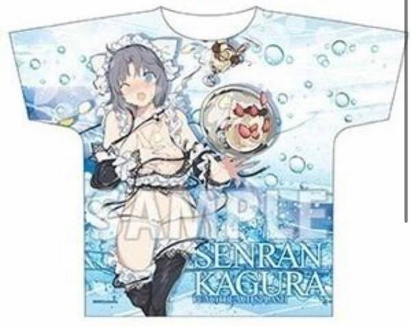 閃乱カグラ PEACH BEACH SPLASH フルグラフィックTシャツ 雪泉B Lサイズ