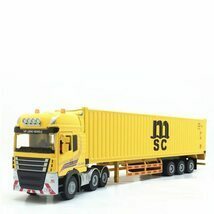 1/50 スケール 合金 金属 トラック トレーラー コンテナ シミュレーション ダイキャスト モデル エンジニアリング 車両 玩具 コレクション_画像5