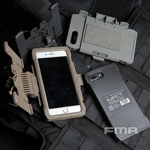 新軍事 戦術的なバッグプラス 携帯ポーチ 屋外 狩猟機器 ペイントボール 電話ケース Ip 7/8 プラス_画像4