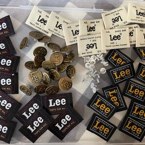 Lee デニムボタンと布タグのまとめ売り