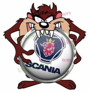 スカニア ステッカー シール オオカミ SCANIA 送料無料