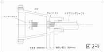 ワークスベル ラフィックス専用 ショートボス アコード CF3 CF4 CF5 CL1 CL3 H9/9～H14/9 エアバッグ付車_画像2