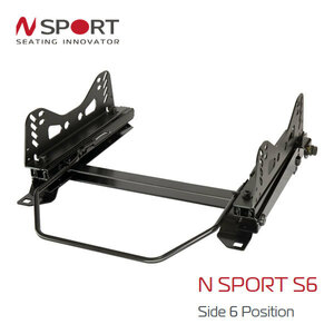 N SPORT シートレール 右席用 S6タイプ MINI ONE/クーパー/ジョンクーパーワークス F54 F55 F56 F57 F60 (北海道・沖縄・離島は送料別途)