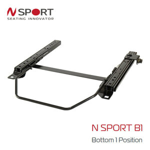 N SPORT シートレール 左席用 B1タイプ ランドクルーザー J80 ベルトアンカーフロア固定タイプ (北海道・沖縄・離島は送料別途)