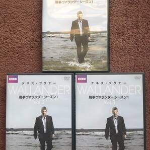 セル版◆外箱なし◆3枚組DVD◆刑事ヴァランダー シーズン1 Vol.1～3◆ケネス・ブラナー◆BBC◆原作：ヘニング・マンケル◆送料込み