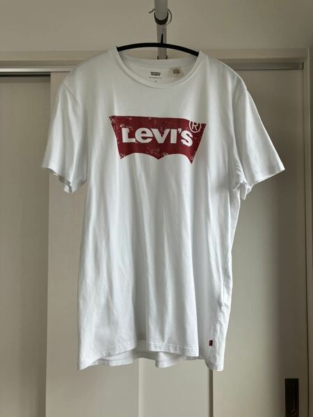 Levi's リーバイス Tシャツ M 半袖 ホワイト 白 トップス ロゴ tee プリント 送料無料
