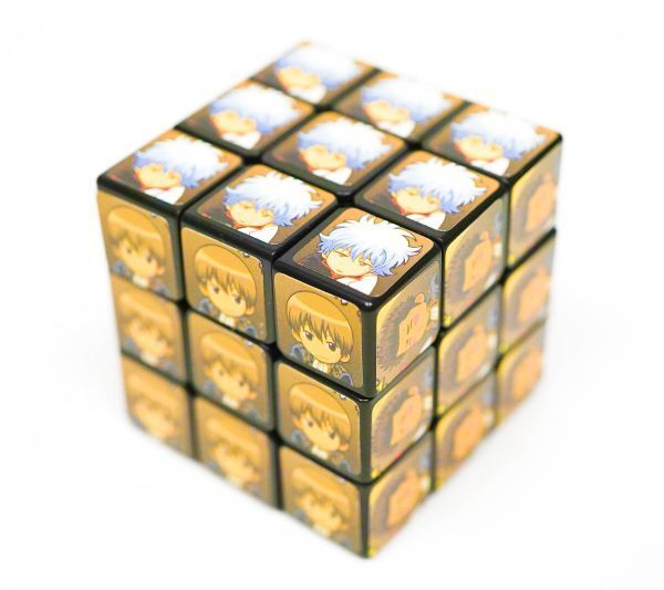 立体キューブ 立体パズル 6面体パズル 銀魂 坂田銀時 沖田 プチ 3x3x3