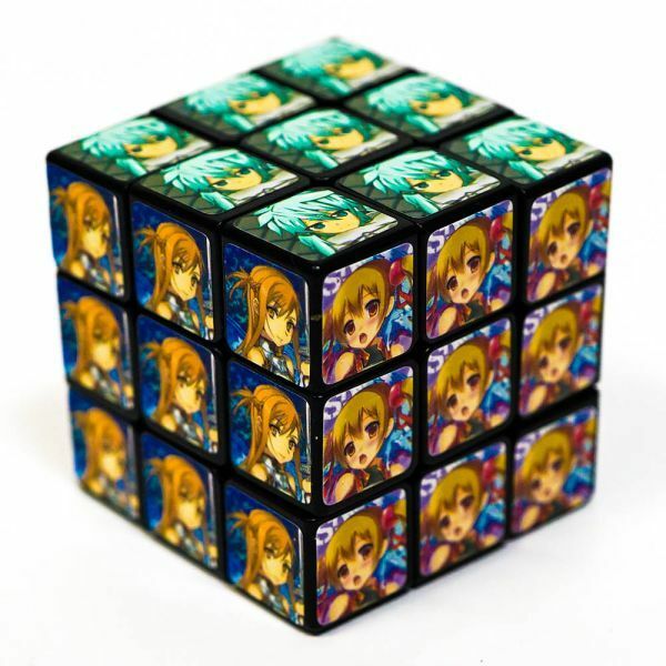 立体キューブ 立体パズル　6面体パズル　ソードアート・オンライン　キリト　アスナ　3x3x3