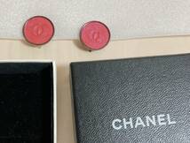 美品　シャネル　イヤリング　ピンク　フクシアピンク　本物　箱つき　CHANEL　ブランド　アクセサリー　レア_画像2