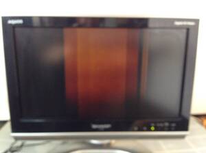 ★5994★ジャンク★SHARP　シャープ　AQUOS　液晶カラーテレビ　16インチ　LC-16E1　2007年製　B-CAS付属