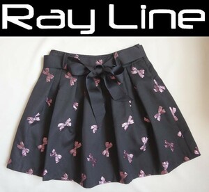 Высококачественная юбка Flare Black x розовые новые неиспользованные товары использовали одежду S02
