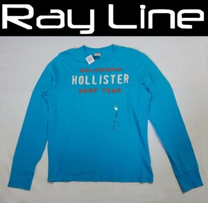 Hollister Hollister Футболка с длинным рукавом Синий размер XL Неиспользованный Б/у S02