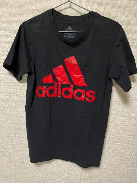 セット売り可！(#2023-1)adidas ビッグロゴ　半袖Tシャツ