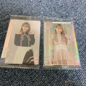 小池美波 櫻坂46 ローソン限定 ツインチョコウエハース プラカード ノーマル レア 2種 コンプ ②