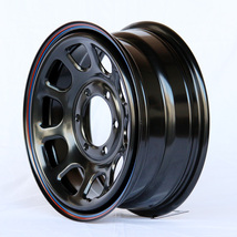 Daytona-RS NEO 16インチ×6.5J＋38 6穴 ブラック+Good Year ナスカー215/65R16C ホワイトレター_画像6