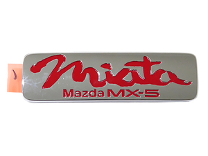 USマツダ純正 ユーノス ロードスター MAZDA MX-5ミアータ MIATA初代 NA系 1989-1998 リアエンブレム レッド NA0151721A