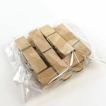 スヌーピー ウッドピンチセット 缶ケース付き スヌーピー ＆ ウッドストック ピンチ メモ挟み 日本製_画像6