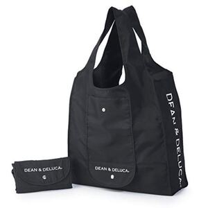 DEAN&DELUCA エコバッグ 黒 ブラック ディーンアンドデルーカ ショッピングバッグ ディーン&デルーカ