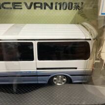 アオシマ DISM 1/24 TOYOTA HIACE VAN 100系 SUPER GL 後期型 1998年式 トヨタ ハイエース バン スーパーGL 完成品ミニカー モデルカー_画像10