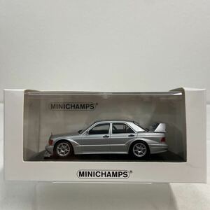 限定500台 MINICHAMPS 1/43 Mercedes Benz 190E 2.5-16 Evo2 Silver W201 ミニチャンプス メルセデスベンツ 旧車 名車 ミニカー モデルカー