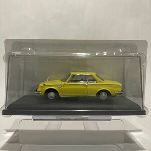 アシェット 国産名車コレクション 1/43 vol.51 TOYOTA 1600GT 1967年 トヨタ 1600GT イエロー 旧車 ミニカー モデルカー