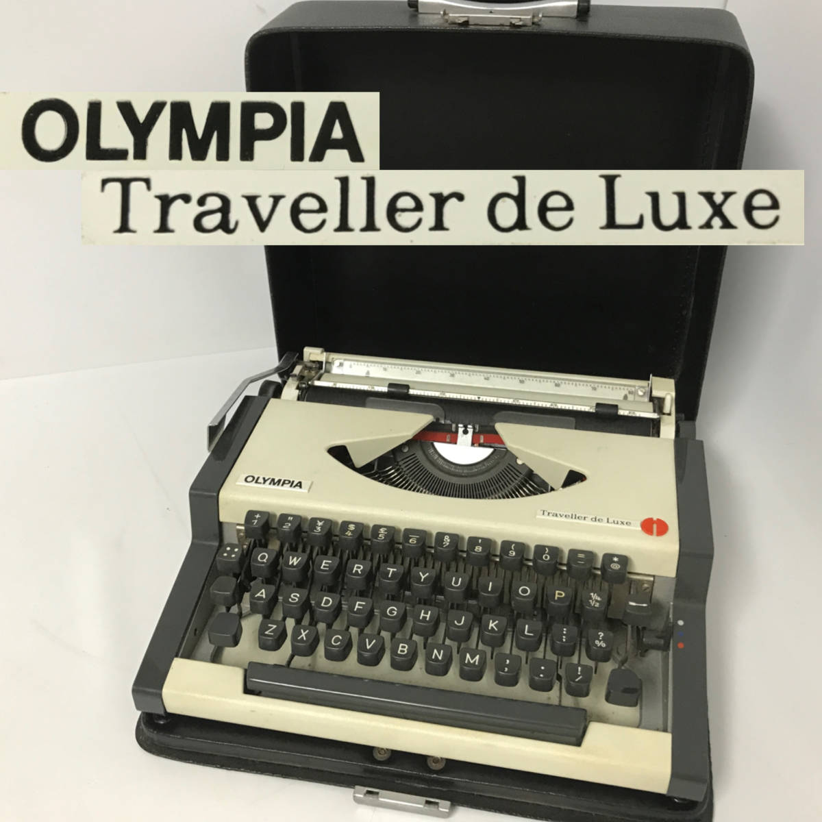 『正規品が格安通販』 0290 英文タイプライター OLYMPIA Traveller de Lux