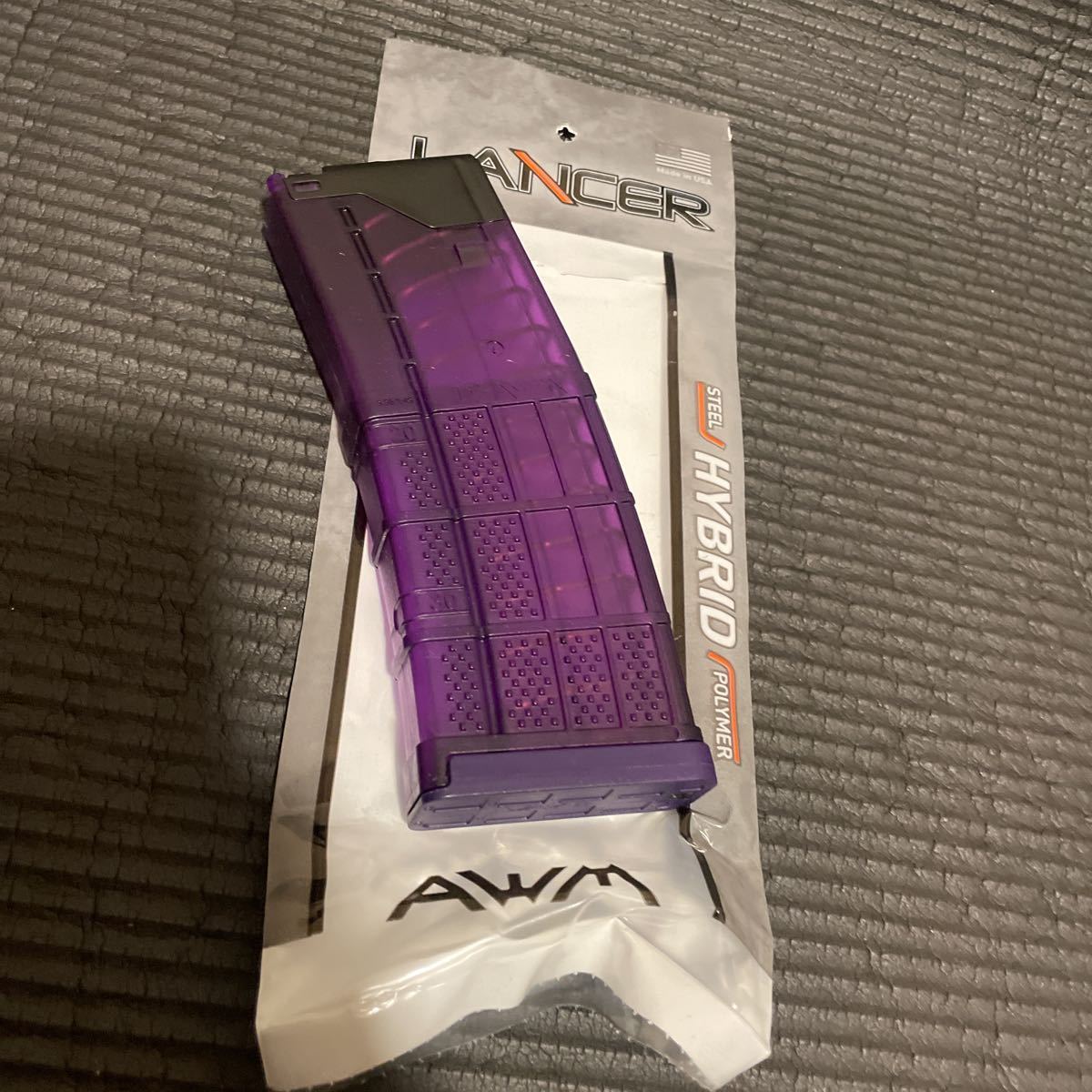 新品 実物 LANCER ランサー マガジン 紫 L5AWM 30 purple ミリタリー 
