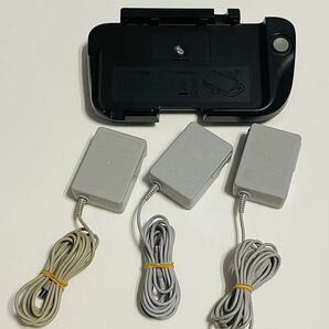 任天堂純正品　ニンテンドー3DS用充電器3個3DSLL専用拡張スライドパッド1個のセット　動作品