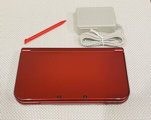 Newニンテンドー3DSLL メタリックレッド 本体動作品 送料無料 付属品付き Nintendo 任天堂