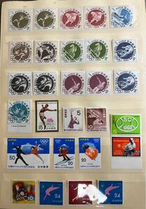 切手　オリンピック　スポーツ　28枚