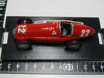 Alfa Romeo 1/43 アルファロメオ 158 F1 Formel 1 GP 1950 #22 Made in Italy イタリア製 Brumm ヴィンテージ 四つ葉 クアドリフォリオ Red_画像7