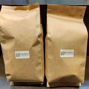 ｛ヤフオク特価｝ご購入後に焙煎、リバティブレンドコーヒー豆500g2袋(計1kg)豆でも粉でも可。8月8日出品