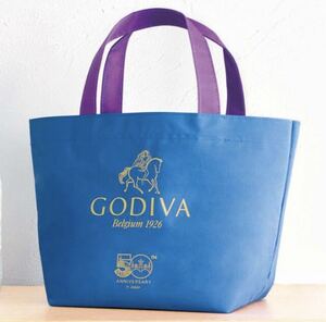 &ROSY アンドロージー 2022年9月号付録 ゴディバ GODIVA日本上陸50周年記念 保冷ポケットつき高級ミニトートバッグ 保冷バッグ 送料無料