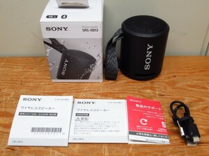 SONY ソニー ワイヤレススピーカー SRS-XB13 Bluetooth 4.2 防水 ポータブル 管理B0719A