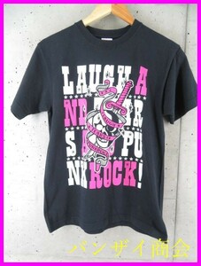 【送料300円可】3190m19◆希少です◆両面プリント◆NEWROTE'KA ニューロティカ ツアーTシャツ S/バンドTシャツ/ロックTシャツ