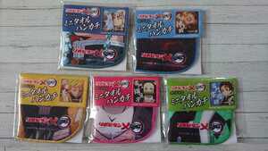 #200 free shipping! Taisho made medicine .. goods lipobi tongue ×... blade original Mini towel handkerchie all 5 kind set unopened goods comp 22/8/27