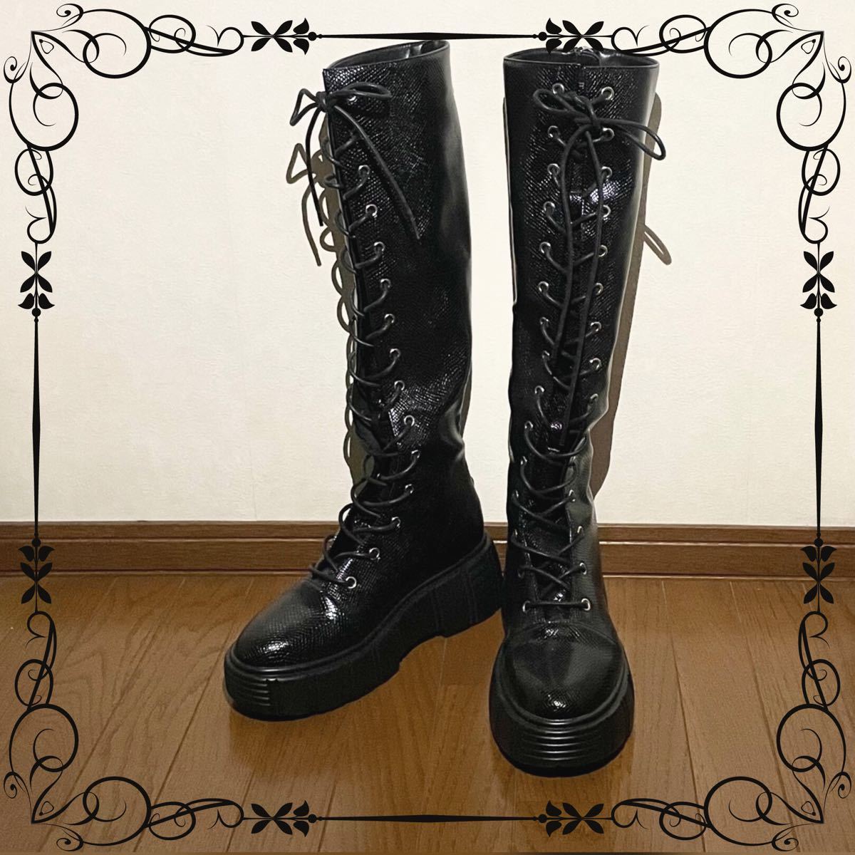 新品】HESCHUNG(エシュン) レースアップブーツ|OLENA|EUR3.5(約