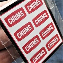 Sticker mini CHUMS Logo 新品 チャムス ステッカー CH62-0089 防水素材_画像2