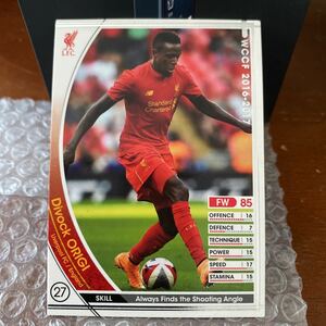 ◆WCCF 2016-2017 ディボック・オリジ Divock ORIGI Liverpool 047◆