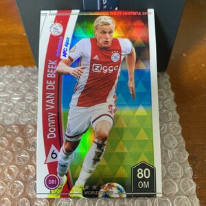 ◆WCCF FOOTISTA 2020 ドニー・ファン・デ・ベーク Donny VAN DE BEEK Ajax RU後◆