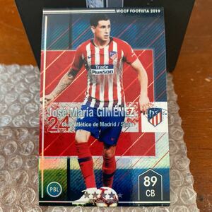 ◆WCCF FOOTISTA 2019 ホセ・マリア・ヒメネス Jose Maria GIMENEZ Atletico Madrid RU後◆