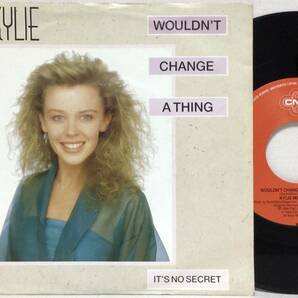 【蘭7】 KYLIE MINOGUE / WOULDN'T CHANGE A THING / IT'S NO SECRET / 1989 オランダ盤 7インチシングルレコード EP 45 EUROBEATの画像1