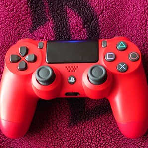 純正 PS4コントローラー レッド
