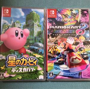 【新品未開封】星のカービィ ディスカバリー &マリオカート8 デラックス Switch シュリンク付